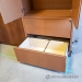 Simo Peanut 2 Door 2 Drawer Wood Storage Cabinet